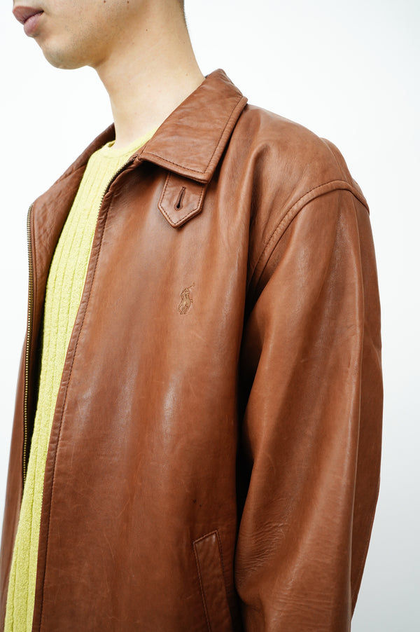 90’s "Polo by Ralph Lauren" -Lamb Leather Blouson-