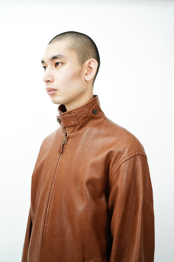 90’s "Polo by Ralph Lauren" -Lamb Leather Blouson-