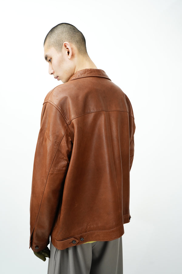 90’s "Polo by Ralph Lauren" -Lamb Leather Blouson-