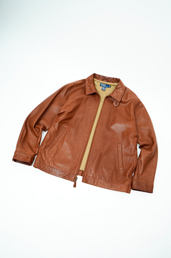 90’s "Polo by Ralph Lauren" -Lamb Leather Blouson-
