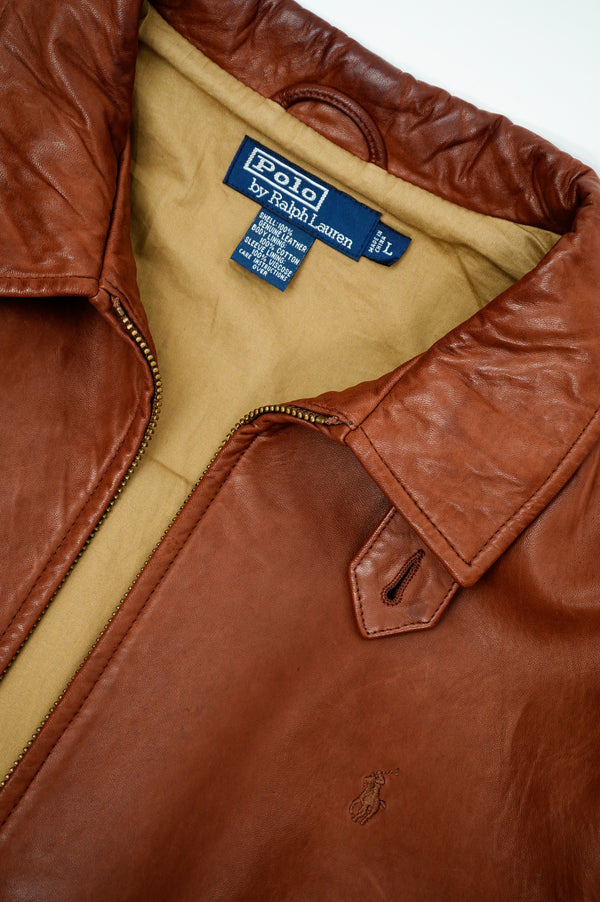 90’s "Polo by Ralph Lauren" -Lamb Leather Blouson-