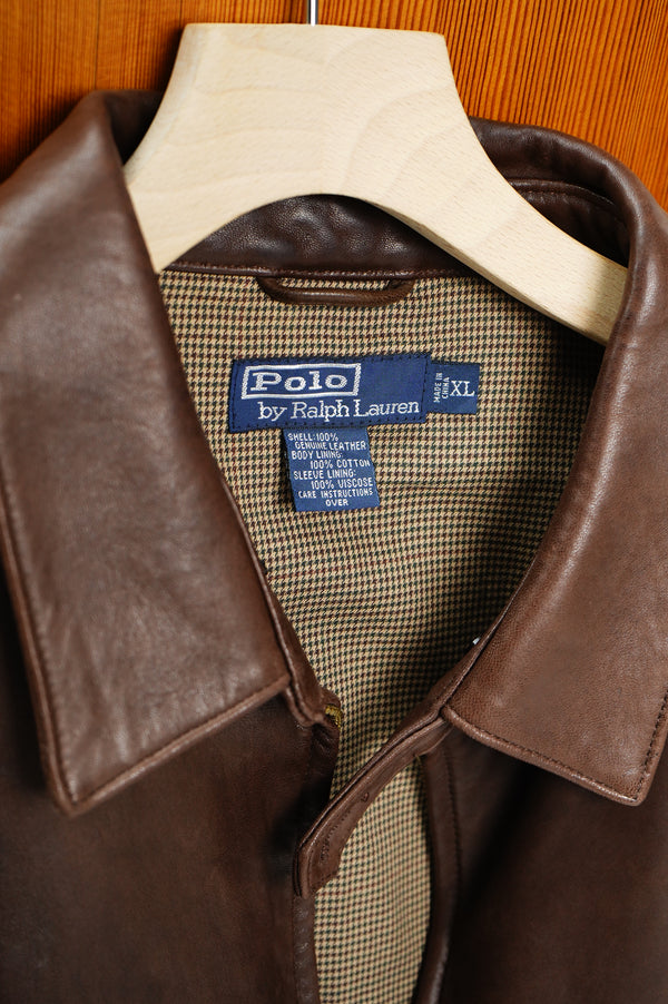 90’s "Polo by Ralph Lauren" -Lamb Leather Blouson-