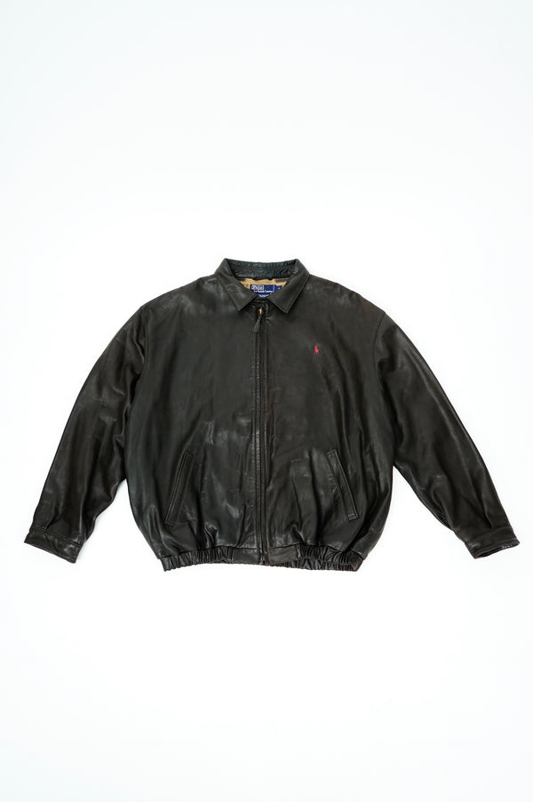 90’s "Polo by Ralph Lauren" -Lamb Leather Blouson-