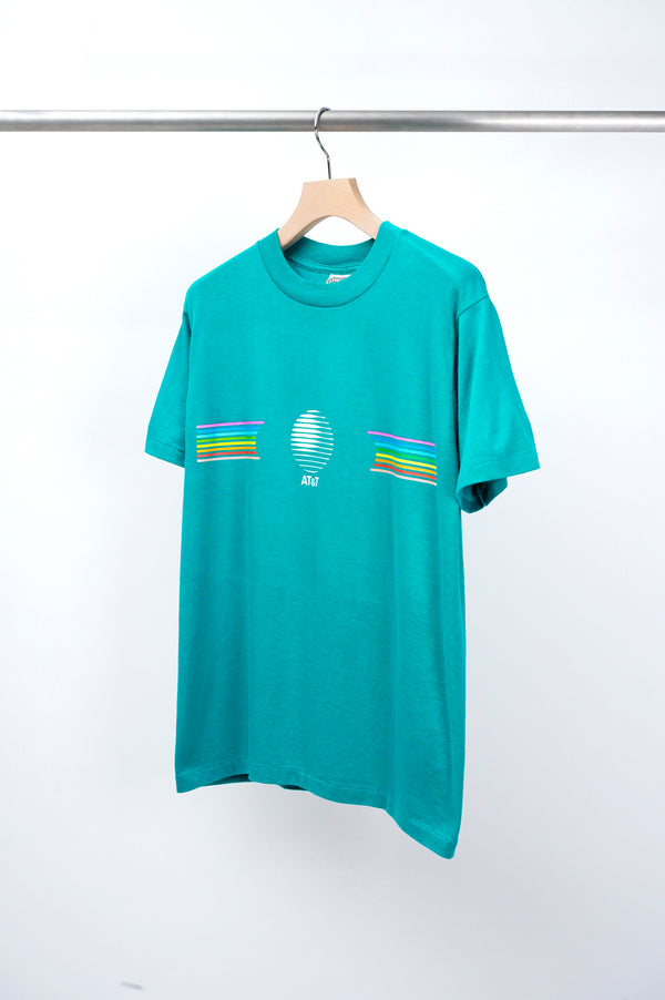 80's "ONEITA" -"AT&T" Logo Print S/S Tee-