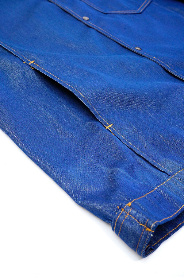 70's "WORKLITE" -Denim Coach Jacket-