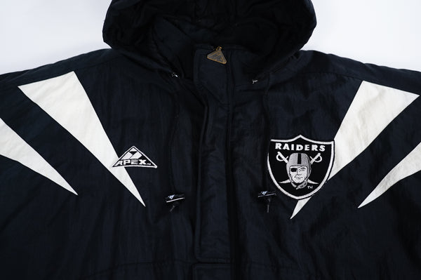 90's "RAIDERS" -Nylon Padding Stadium Jumper(WITH HOOD)-