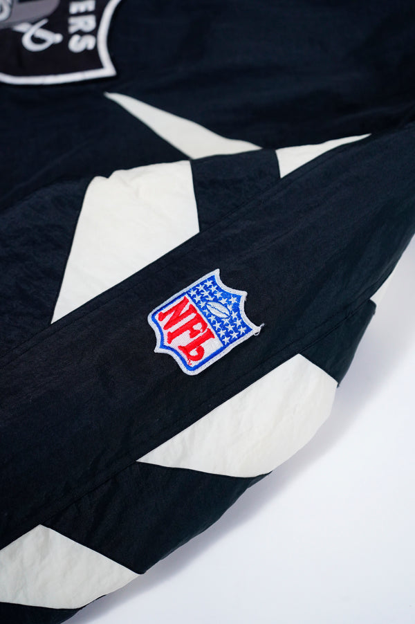 90's "RAIDERS" -Nylon Padding Stadium Jumper(WITH HOOD)-