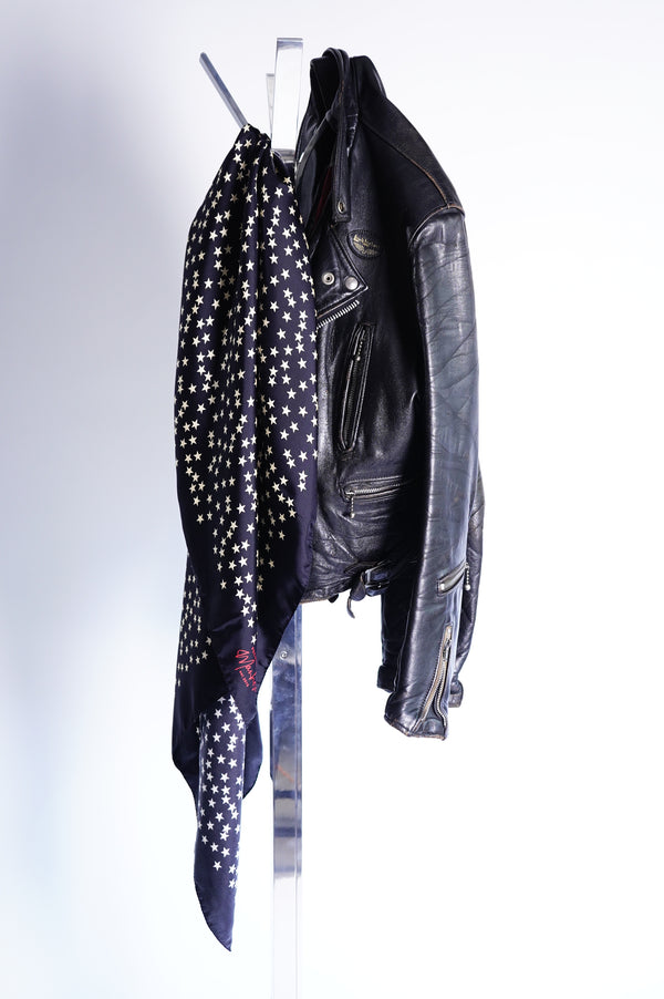 STAR PRINT SILK SCARF