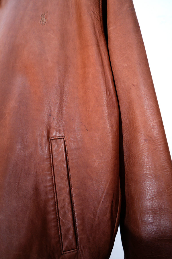 90’s "Polo by Ralph Lauren" -Lamb Leather Blouson-