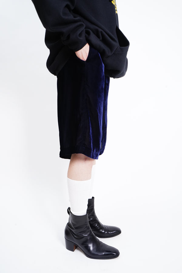 "Comme des Garçons Comme des Garçons" -Velour Easy Shorts-