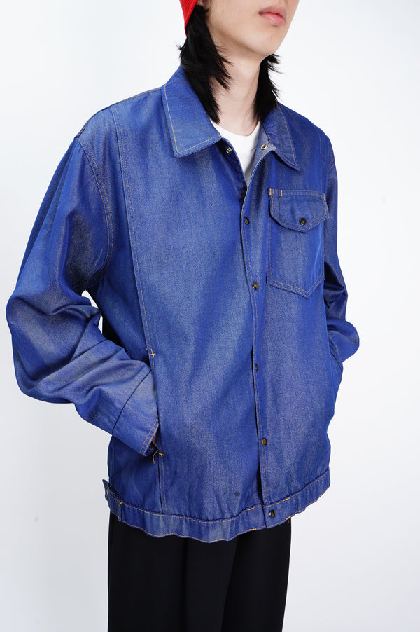 70's "WORKLITE" -Denim Coach Jacket-