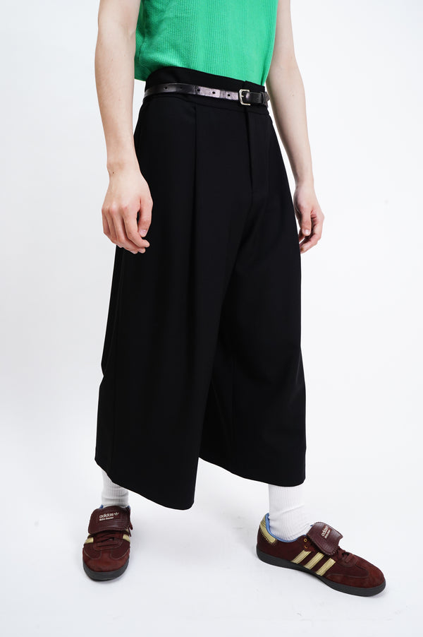 "CLUB MONACO" -Polyester/Wool Baggy Shorts-