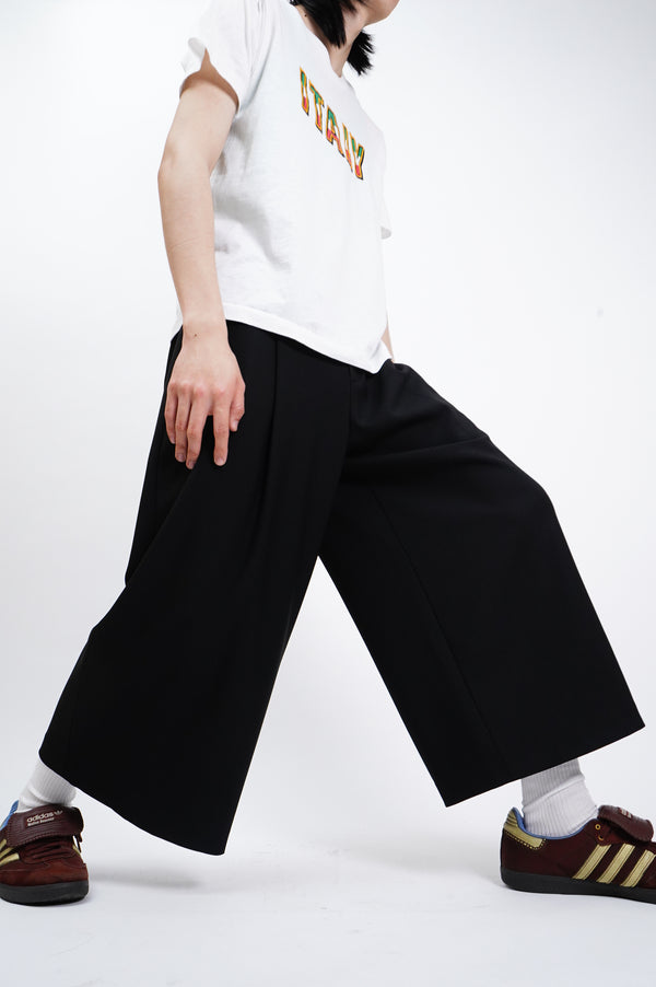 "CLUB MONACO" -Polyester/Wool Baggy Shorts-