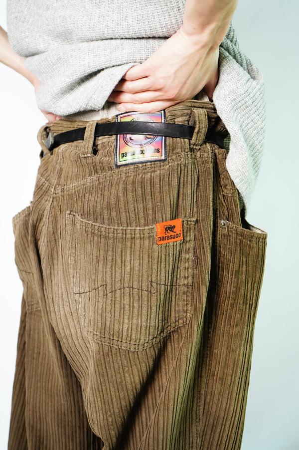 90's "PARASUCO" -Cords Wide Pants-