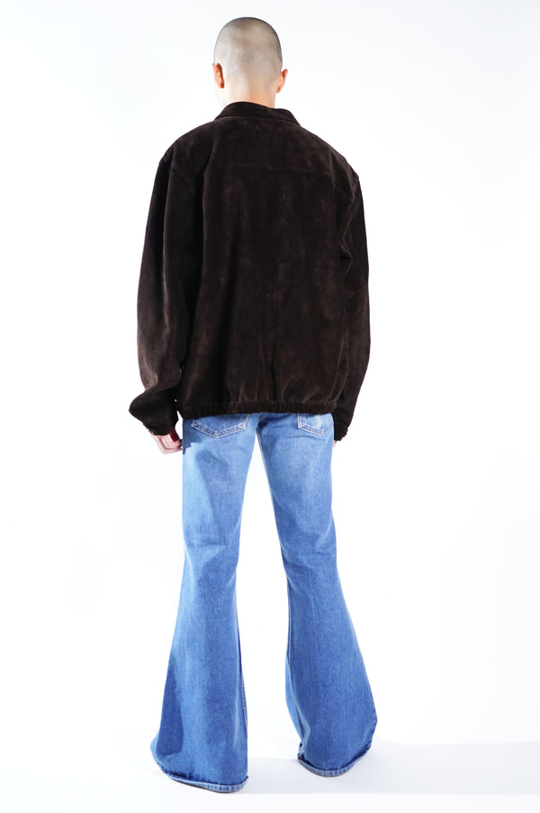 90's "Polo by Ralph Lauren" -Suede Leather Swing Top-