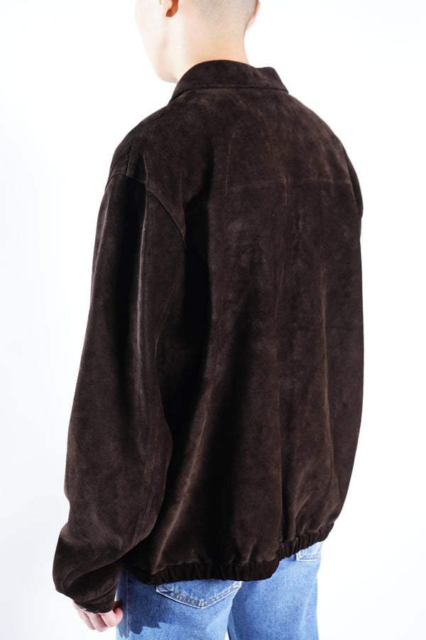 90's "Polo by Ralph Lauren" -Suede Leather Swing Top-