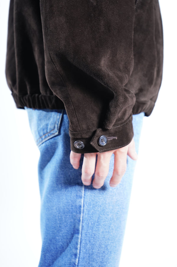 90's "Polo by Ralph Lauren" -Suede Leather Swing Top-