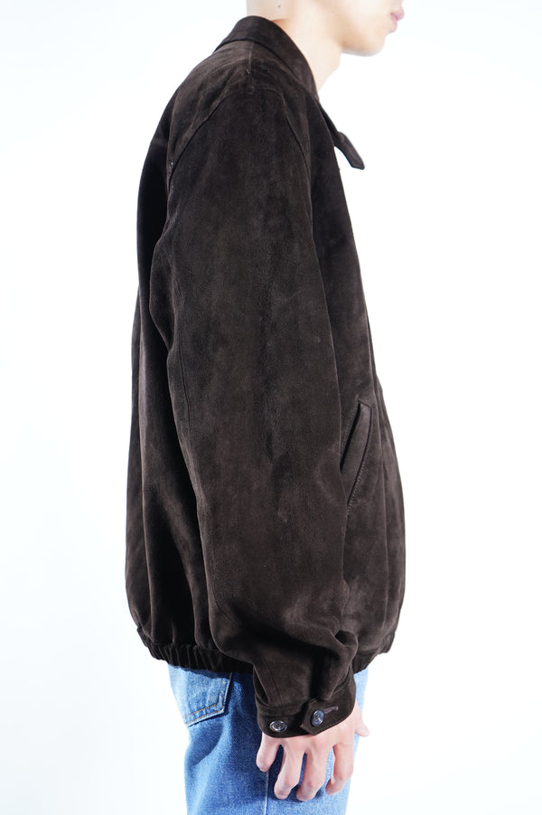 90's "Polo by Ralph Lauren" -Suede Leather Swing Top-
