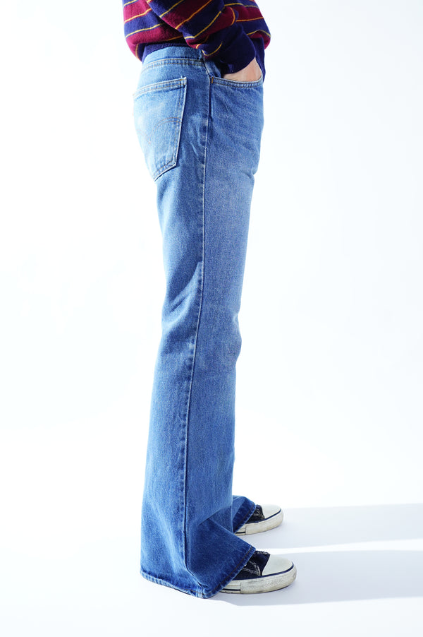 70's "Levi's" -"684" Big Bell Denim Pants-