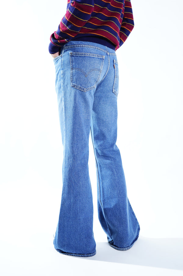 70's "Levi's" -"684" Big Bell Denim Pants-