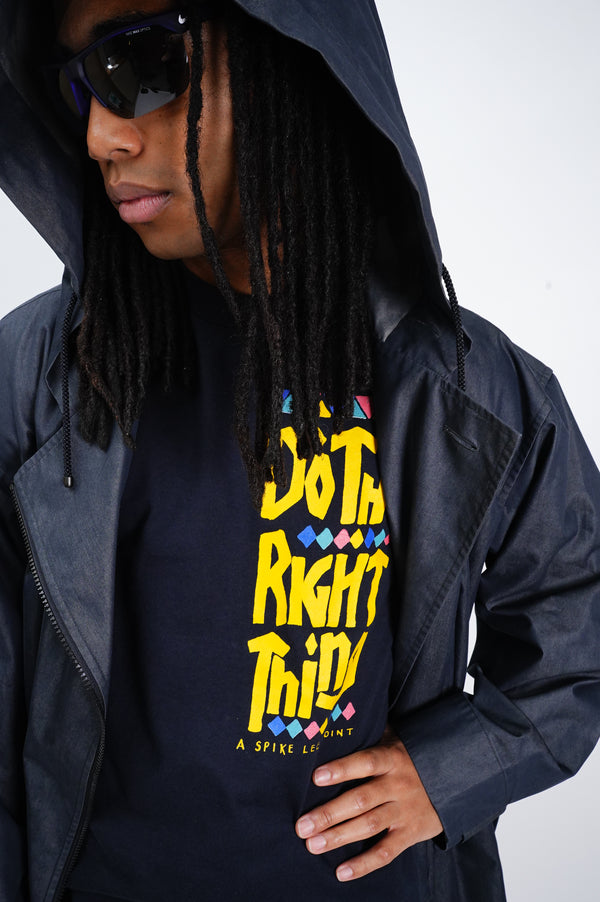 80's "SCREEN STARS" -"DO THE RIGHT THING" Print S/S Tee-