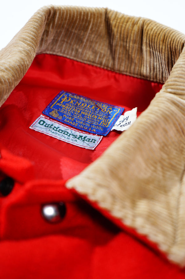 70's "PENDLETON" -"Outdoor's Man" Wool Mackinaw Cruiser-