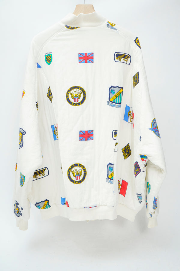 90's "NAF NAF" - Multi Print Cotton Padded Jacket-