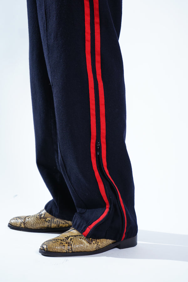 "FRED PERRY" -Wool Track Pants-