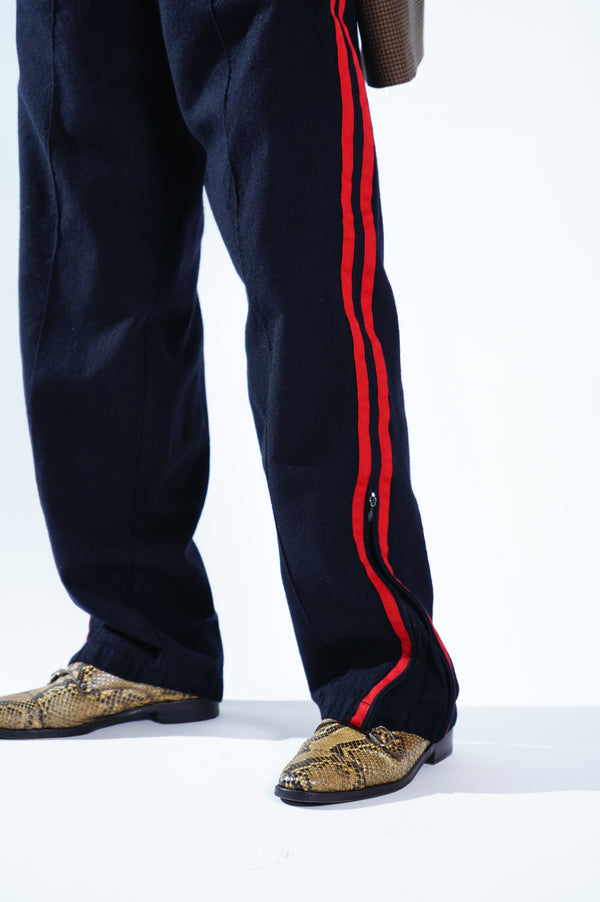 "FRED PERRY" -Wool Track Pants-