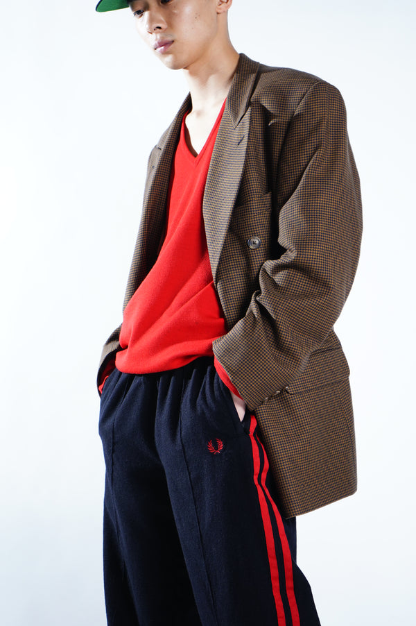 "FRED PERRY" -Wool Track Pants-