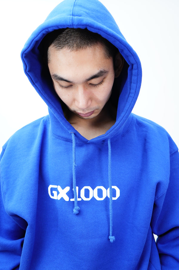 "GX1000" -Logo Printed Sweat Hoodie-