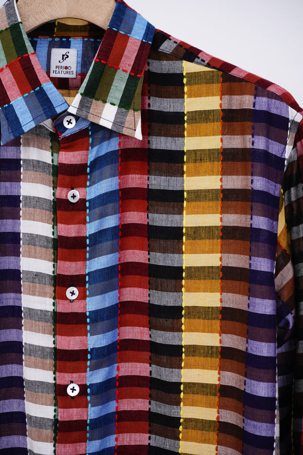 -Hand Woven + Hand Embroidery Shirts-