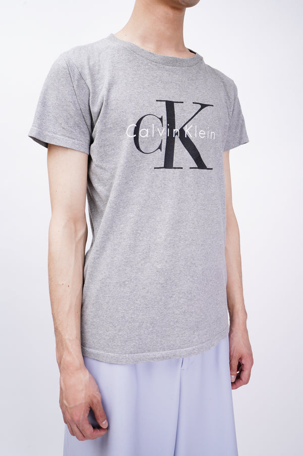 90's "Calvin Klein" -Logo Printed S/S Tee-