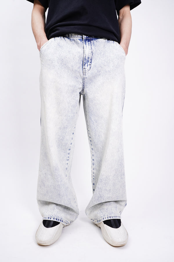 "UNKNOWN" -Baggy Denim Pants-
