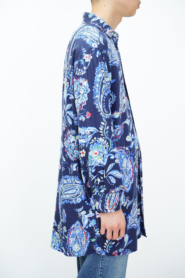"LAUREN RALPH LAUREN" -Paisley Pattern L/S Shirt-