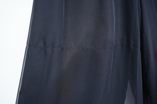"UNKNOWN" -Double Layer Polyester Wide Easy Pants-