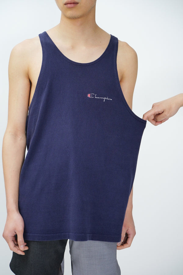 80's "Champion" -Logo Printed Tank Top-
