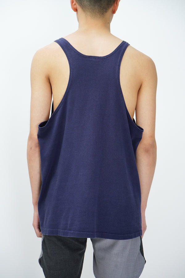 80's "Champion" -Logo Printed Tank Top-