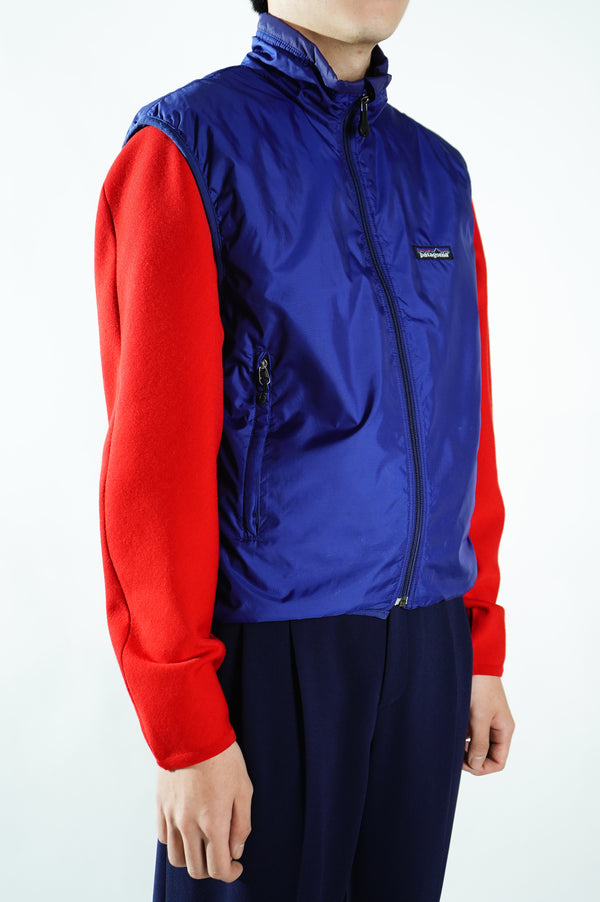 2000's "patagonia" -Company Logo Embroidered "PUFFBALL VEST"
