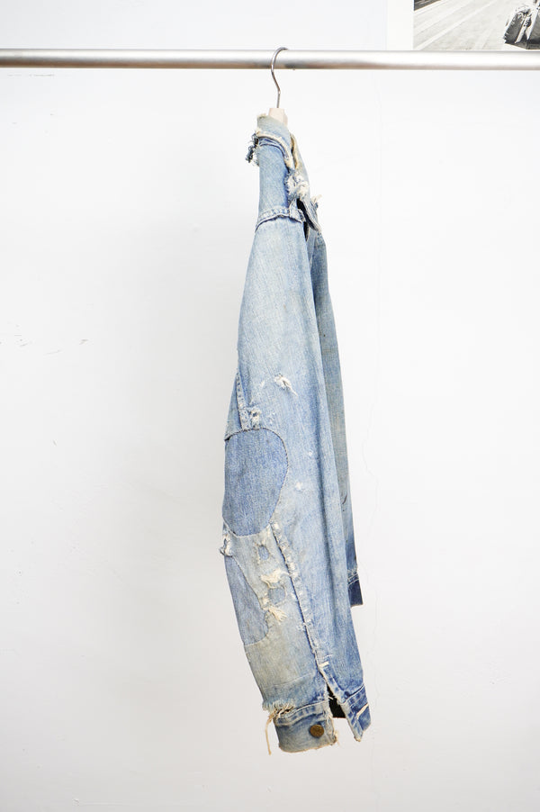 60's "Lee" -BORO Denim Jacket-