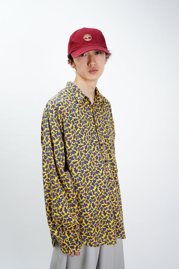 90's "GAP" -Paisley Pattern L/S Shirt-
