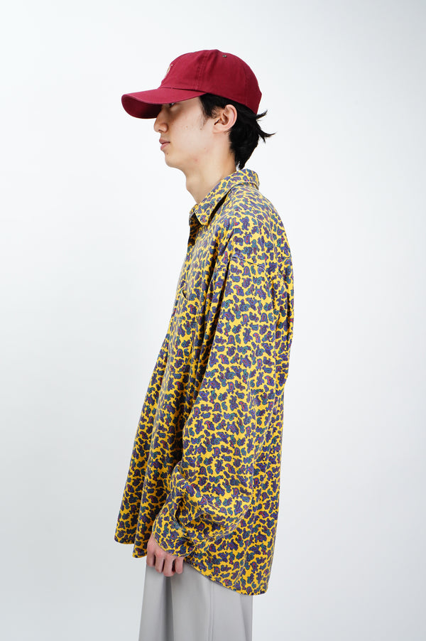 90's "GAP" -Paisley Pattern L/S Shirt-