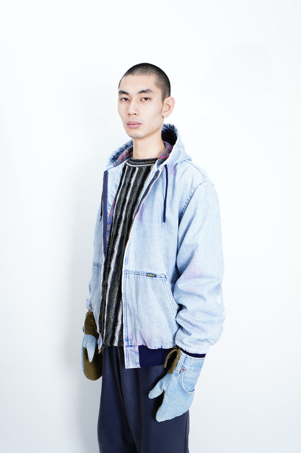 80’s ”OSH KOSH” -Blanket Liner Denim Active Parka-