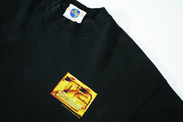 90's "TERMINATOR 2" -Movie Printed Crew Neck Sweat Shirt-