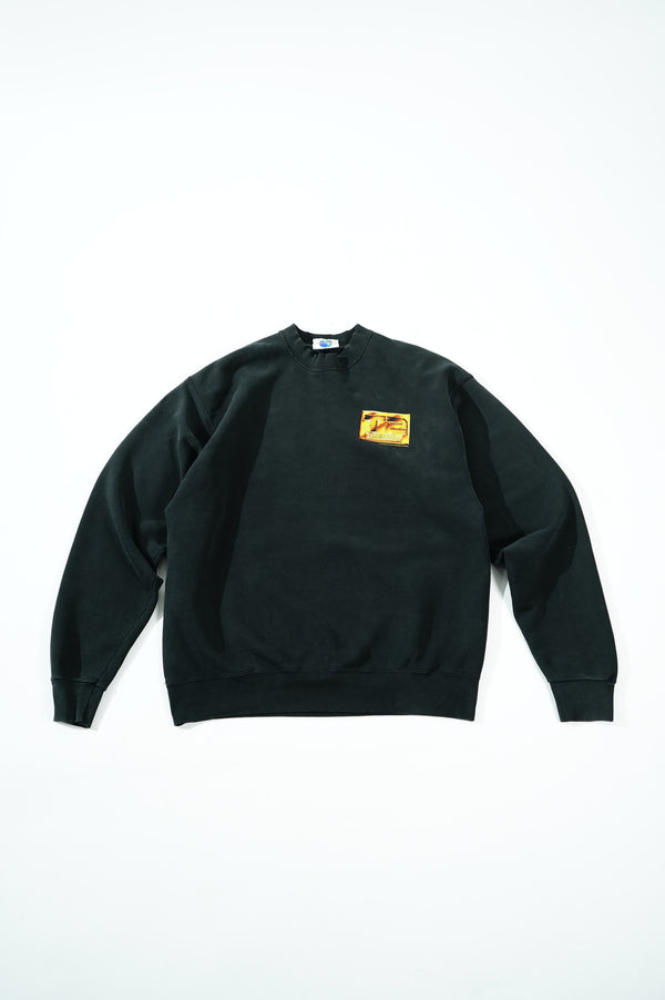 90's "TERMINATOR 2" -Movie Printed Crew Neck Sweat Shirt-