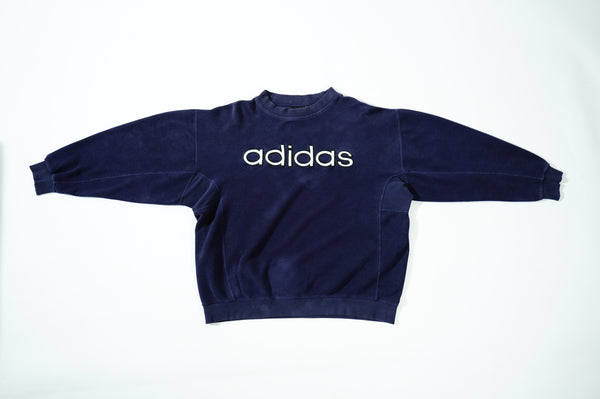 90's "adidas" -Logo Patch Crew Neck Kanoko Sweat Shirt
