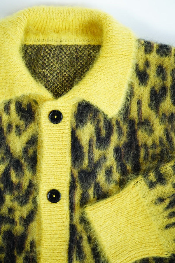 ANIMALIER -Jacket with Pockets – Brushed Mohair