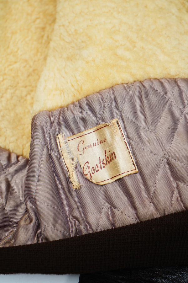 50’s ”UNKNOWN” -Goat Skin Leather Jacket-