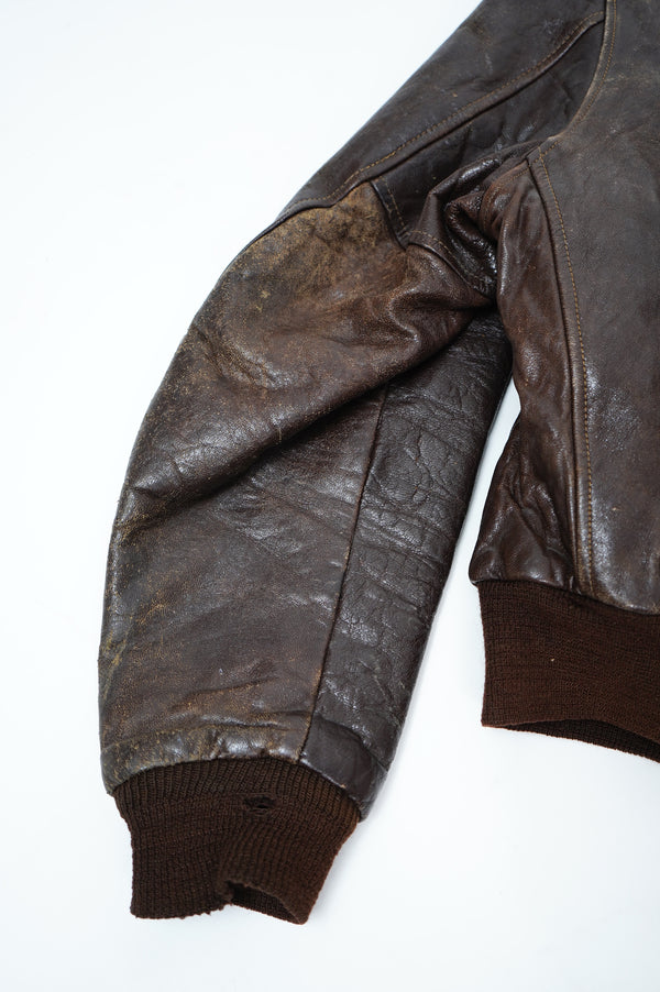 50’s ”UNKNOWN” -Goat Skin Leather Jacket-