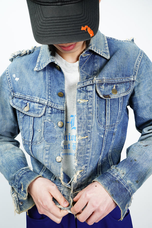60's "Lee" -BORO Denim Jacket-